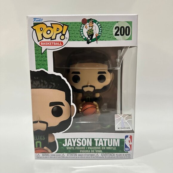 Funko POP! NBA 2024 City Edition Jayson Tatum Boston Celtics Figure #200! - Picture 2 of 9